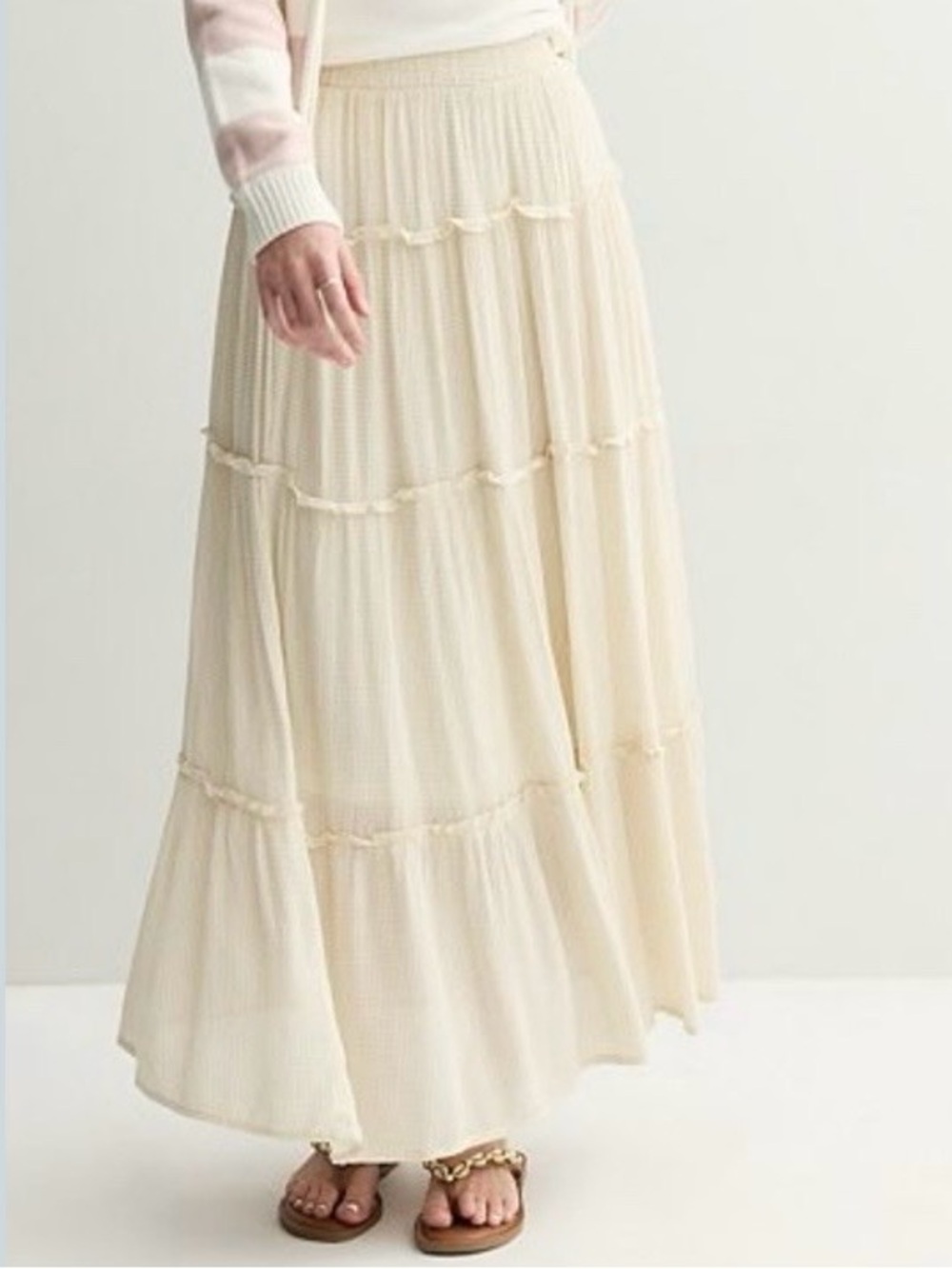 Juniors SO Multi-Tier Maxi Skirt